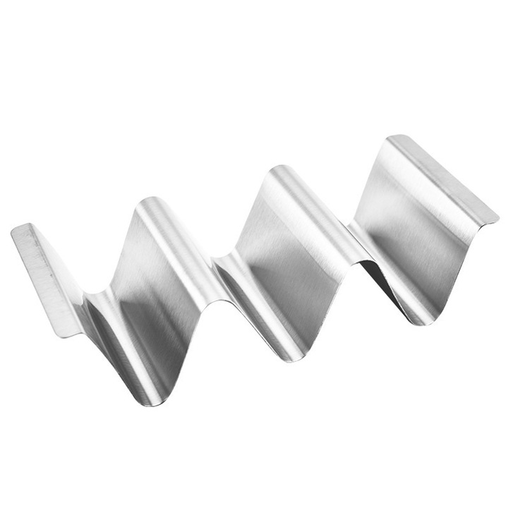 Suport pentru taco din otel inoxidabil, Enforose, usor de curatat, design de calitate pentru restaurant