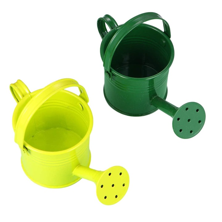 Комплект от 2 пръскалки за поливане за деца, BGHYHYHI, зелено/жълто, 200 ml