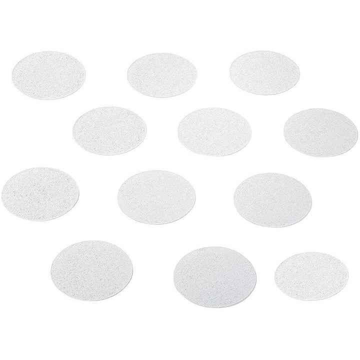 Jormftte, 12 db csúszásgátló öntapadós matrica, kerek 10 cm, átlátszó, kádhoz, zuhanyzóhoz, lépcsőhöz, nappalihoz