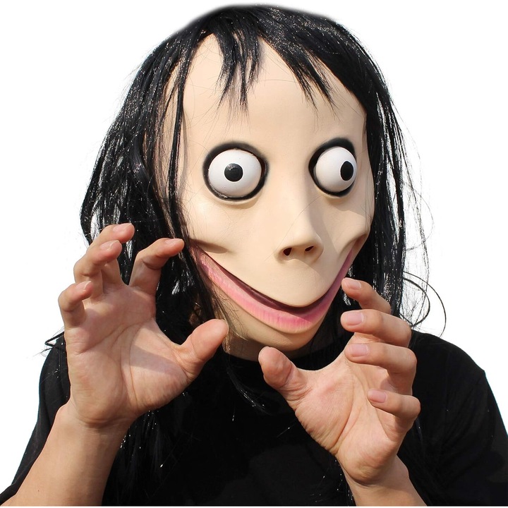 Маска за Хелоуин, Jormftte, латекс, страшен дизайн, универсална