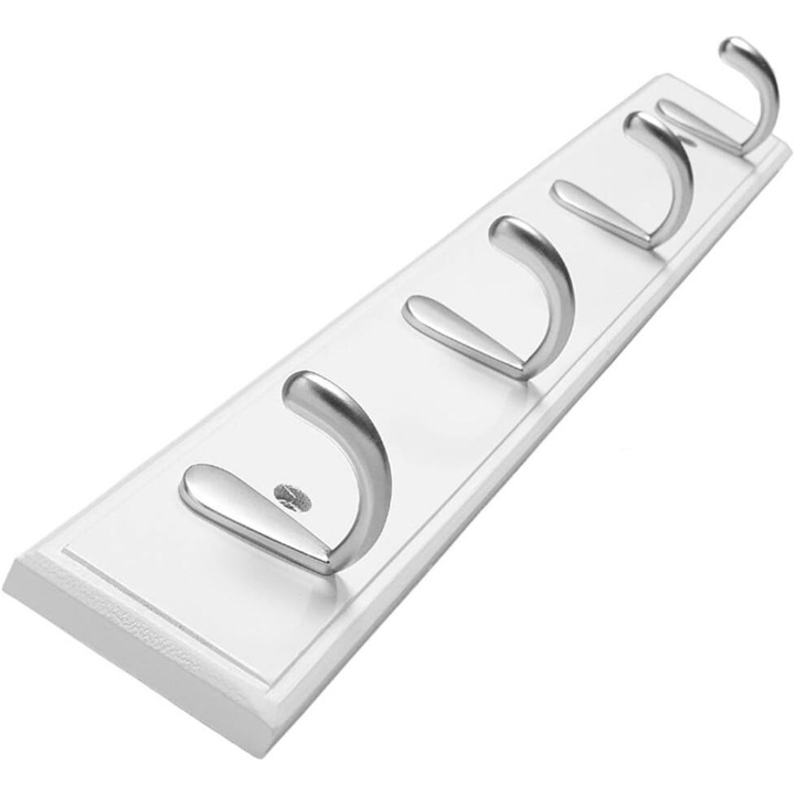 Enforose dekoratív, erős kampós tartó, bambusz és cinkötvözet, kis kiegészítőkhöz, könnyű telepítés, sokszínű