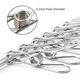 Set Carlige Rufe QttvbTna, Inox, 45x12mm, 100buc, Argintiu