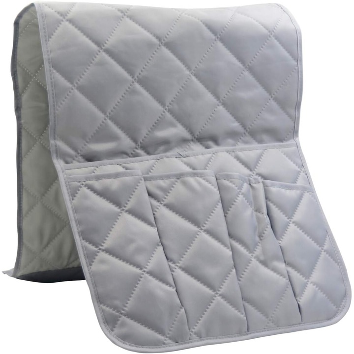 Държач за дистанционно за кола Cozevdnt, 5 джоба, водоустойчив, сив, 33,8x12,6 инча