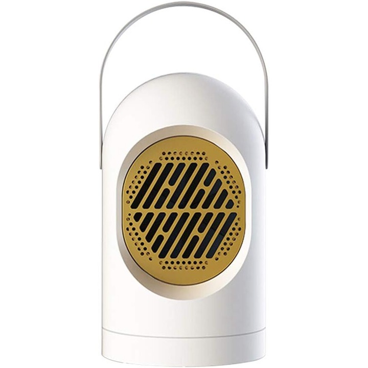 Hordozható elektromos ventilátoros fűtőberendezés, gyors fűtés, 2S, fehér színű, ventilátorkészlet irodába és otthonra