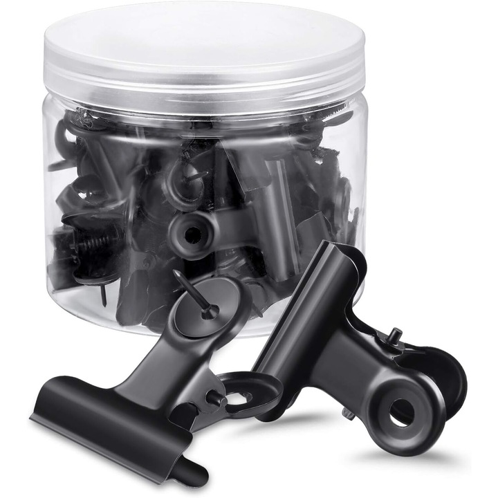 30 броя здрави щипки с пинчета, големи креативни щипки за хартия за стени на кабини, коркови дъски, произведения на изкуството, снимки, табла за обяви, офис, училище, дом, без дупки за хартия