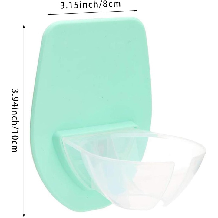 Borospohár tartó, zöld