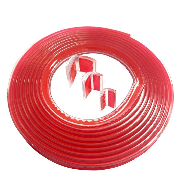 Protector colturi, AMRINUGL, design transparent, material silicon, rezistent la impact, 1m x 100cm, set