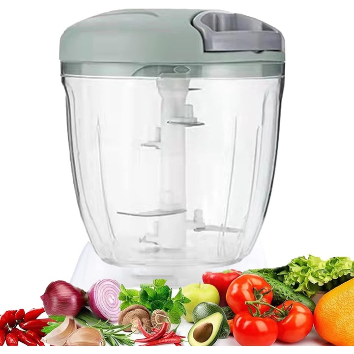 Tocator manual de legume, Enforose, 5 lame ascutite, 900 ml