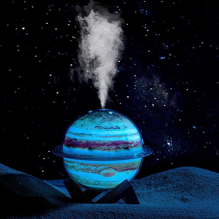 Umidificator Enforose, 330ml, tehnologie nano mist, functie de difuzare uleiuri esentiale, oprire automata