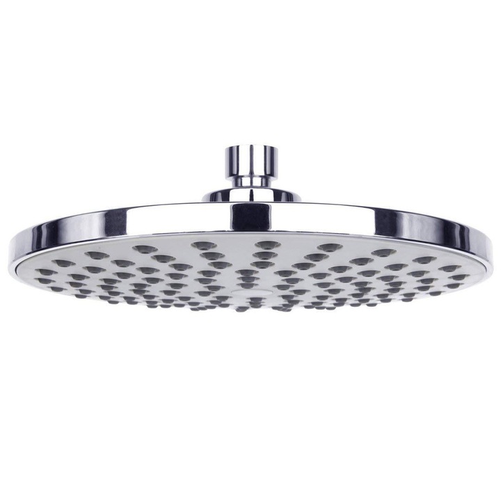 Dus cu presiune inalta, Enforose, finisaj din otel inoxidabil, montare pe perete sau tavan, autocuratare, instalare rapida fara unelte