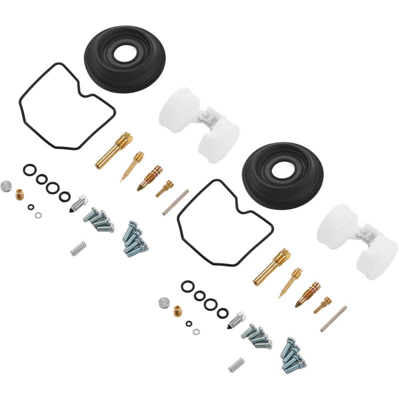 Set 2 Kituri Reparatie Carburator, Metal si Cauciuc, pentru