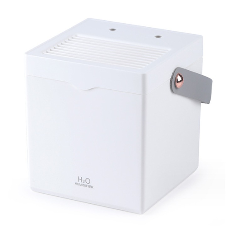 Kis hordozható párásító, 2000ml, két permetezési mód, fehér