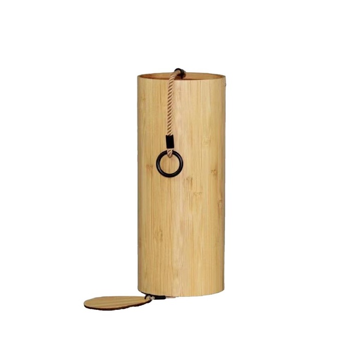 Clopotei de vant japonezi, metal/bambus, maro