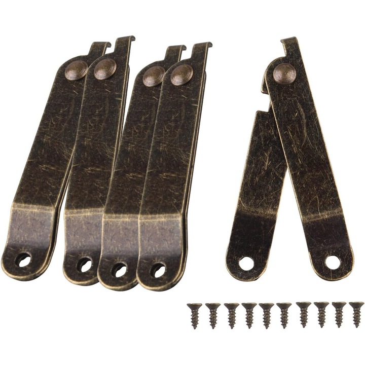 5 darabos forgó és összecsukható zsanérkészlet, 67x11 mm, csomagtérfedélhez, 11 mm, 1,2 mm, 3,5 mm