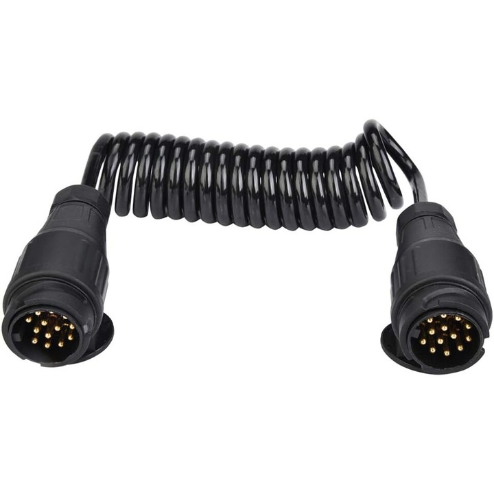 Adaptor conector cablu 13 pini, Tovbmup, plastic, negru, 3m