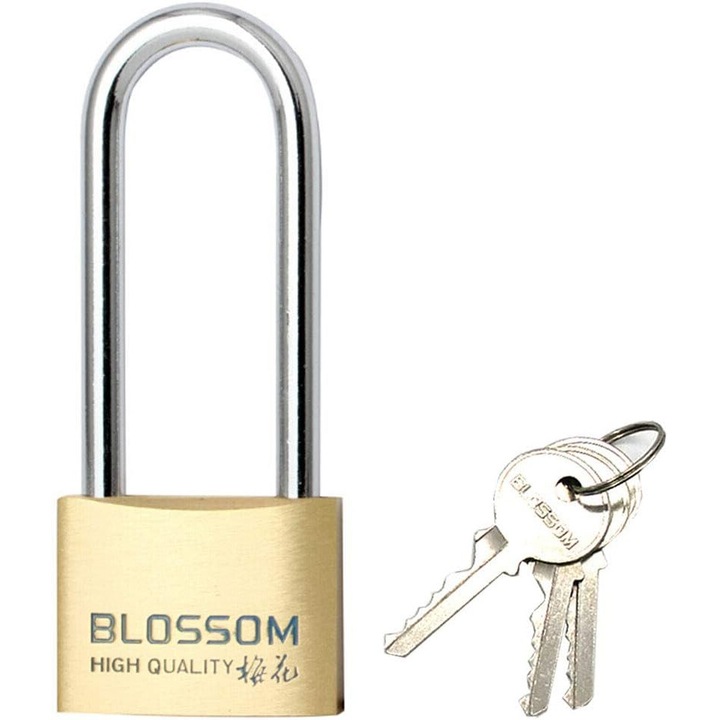 Катинар от месинг, тип с комбинация, водоустойчив, за шкафове и бюра, 10x5см