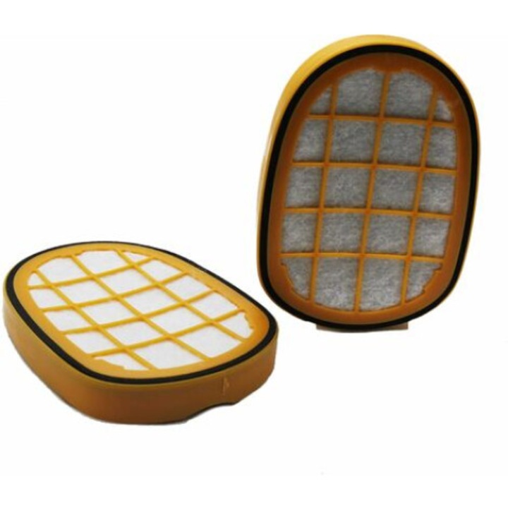 Комплект от 2 дунапренени филтъра и 2 миещи се моторни филтъра за прахосмукачки Philips SpeedPro Max, съвместими серии 7000 и 8000, екологични