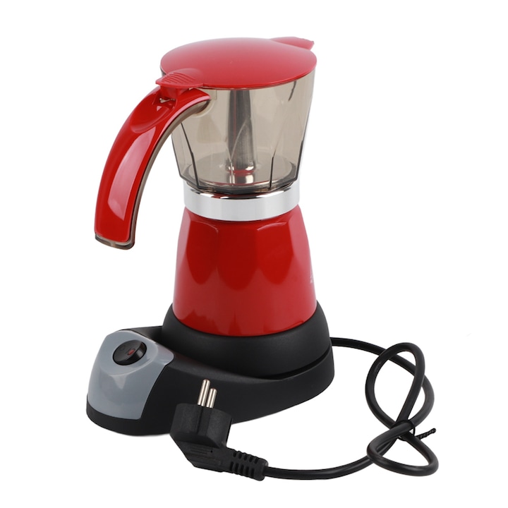 Filtru de cafea cu 6 cesti, Jormftte, 6 cani, 300ml, transparent, compact