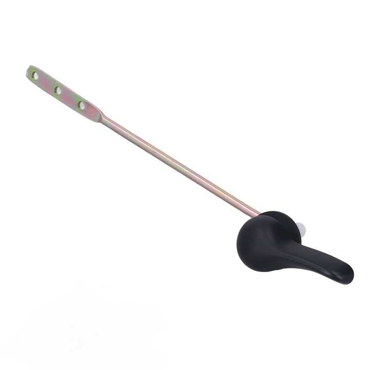 Дръжка за тоалетна чиния за страничен монтаж, цинкова сплав, черна, заместител на дръжката за тоалетна чиния за баня