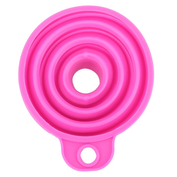 Комплект от 6 броя силиконови цедки, телескопични и сгъваеми, за преливане на течности