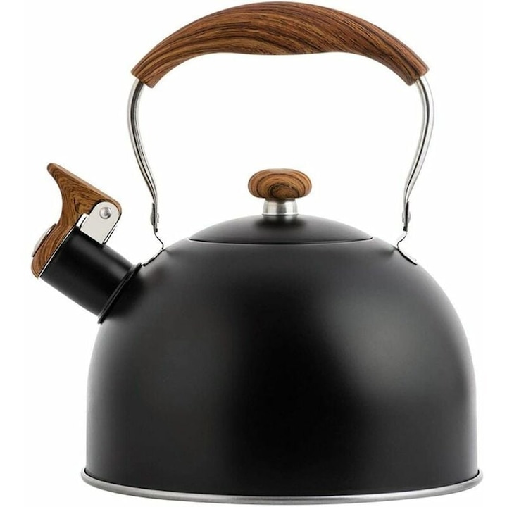 Чайник, Cozevdnt, 2.5L, неръждаема стомана, черен