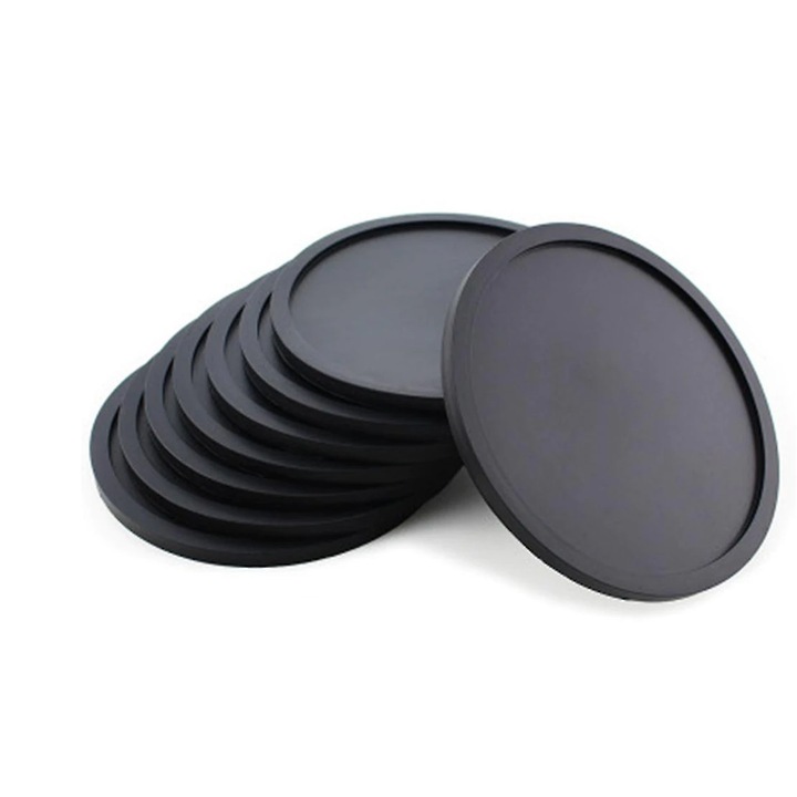 8 darabos ital alátét készlet, vékony szilikon, puha, csúszásgátló, tartós, újrahasználható, asztalvédelemhez való tartóval