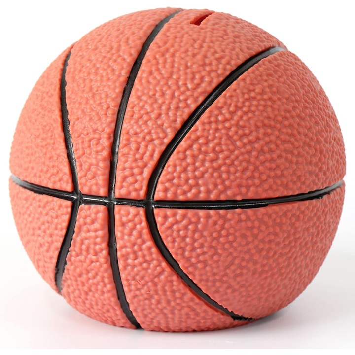 Pusculita, model minge baschet, emailat, 15x15x14cm, pentru copii