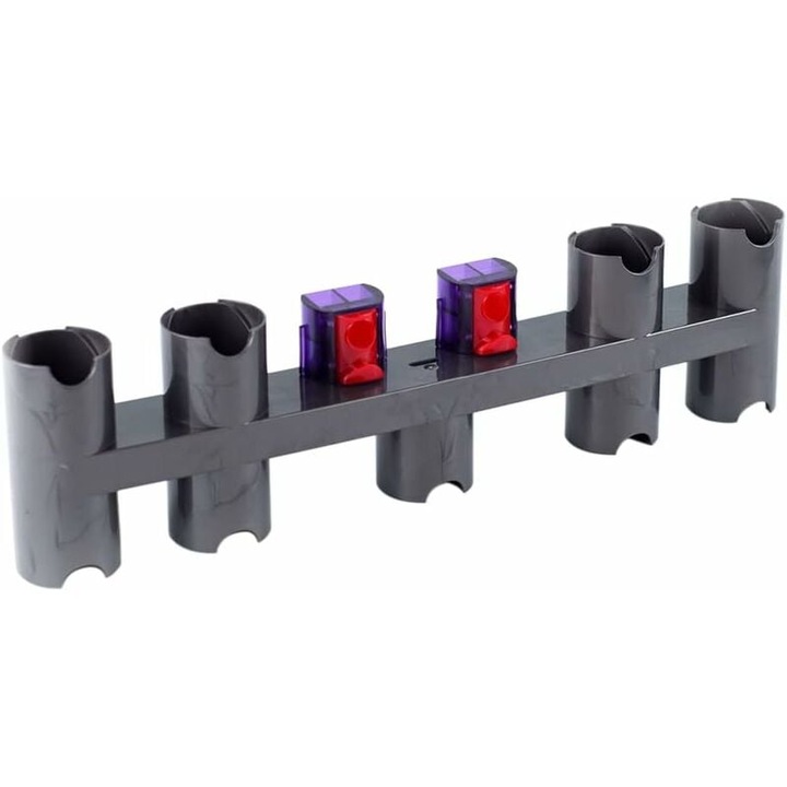 Suport de perete pentru aspirator, compatibil cu Dyson V7/V8/V10/V11/V12/V15, cu 9 sloturi, montare pe perete