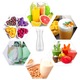 Carafa QttvbTna, Transparent, 1600ml, 6.5x10.5x30.5cm