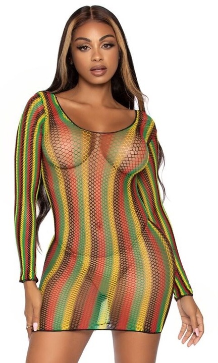 Rochie dama, Leg Avenue, Nylon, Multicolor, One Size INTL