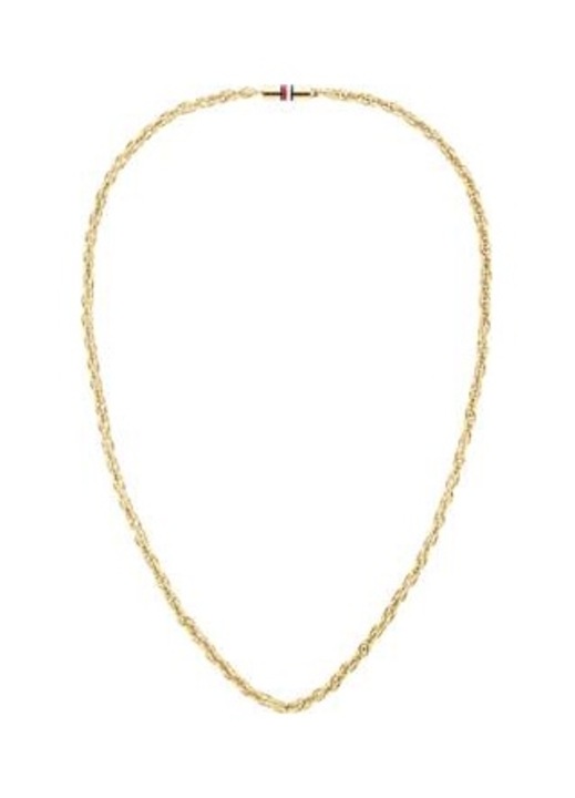 Colier Tommy Hilfiger, 60cm, aurie, din otel inoxidabil