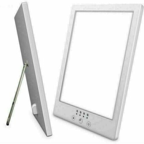 Lampa de terapie cu LED, 12000 lux, 2 culori, dimabila, 6500K
