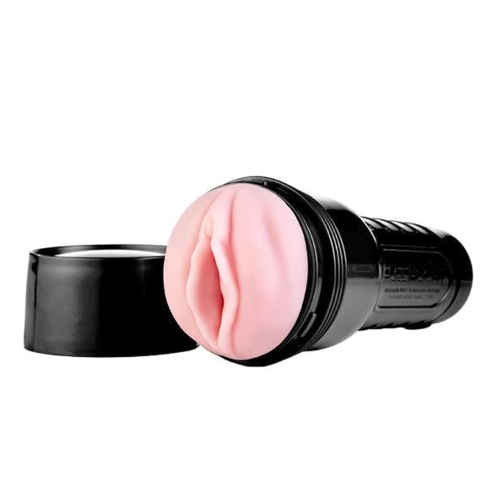 Masturbator Fleshlight, Pink Lady Vortex, textura interna, parfum vanilie, capac practic
