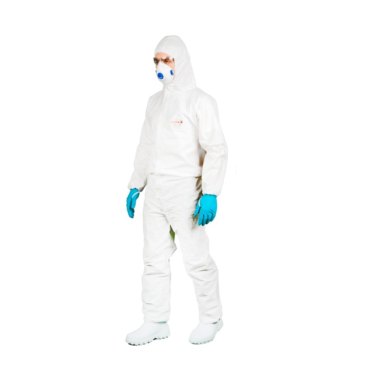 Защитен костюм OxyLine C210, тип 5/6, бял, S