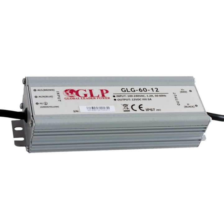 Zalizator GLP, 60W, IP67, 12V, 5A