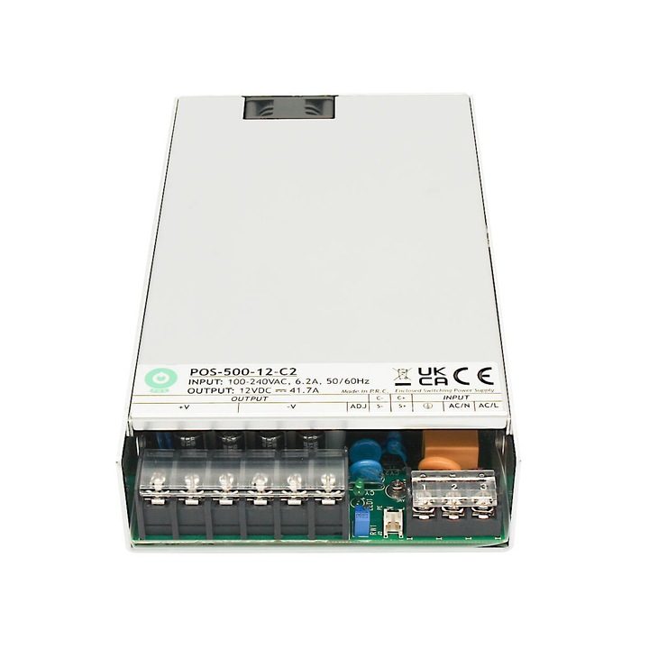 Sursa alimentare, POS, 24V/21A, 504W, 230x127x40.5mm, protectie multipla, argintiu