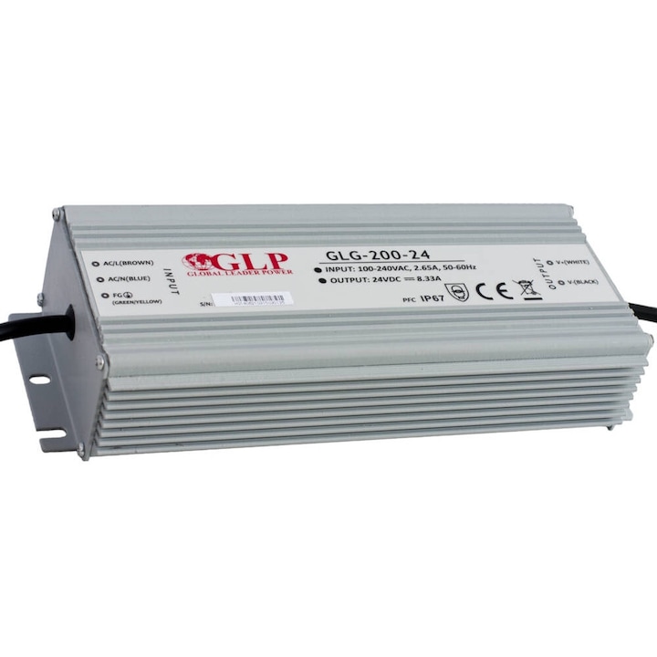 Sursa de alimentare, GLP, 24V, 8.33A, 200W