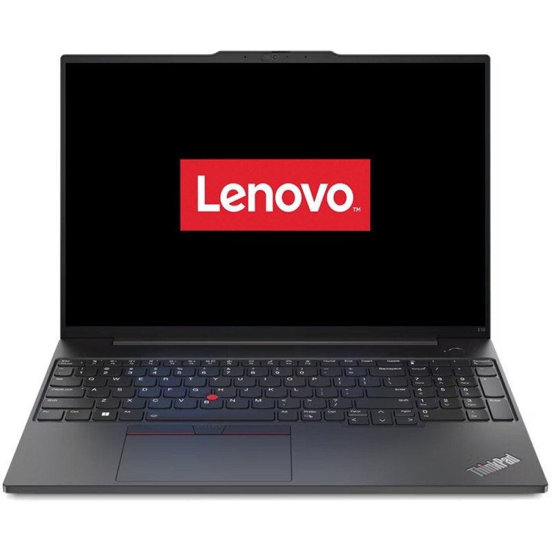 Laptop Lenovo 16'' ThinkPad E16 Gen 1, WUXGA IPS, Procesor AMD Ryzen™ 7 7730U (16M Cache, up to 4.5 GHz), 8 nuclee, 40GB DDR4, 3.84 TB SSD, Radeon, No OS, Graphite Black