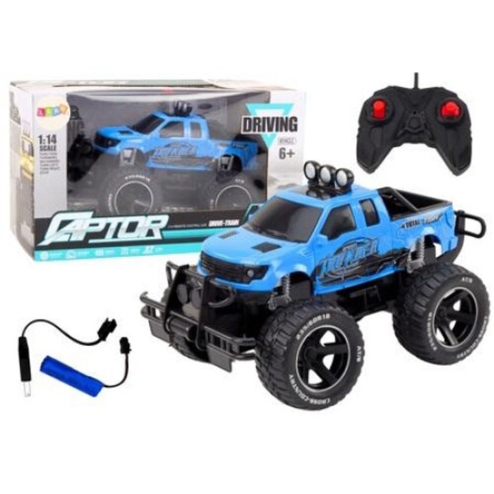 RC кола leantoys, мащаб 1:14, 27MHz, гумени колела, 22x15x11cm, 6 години+