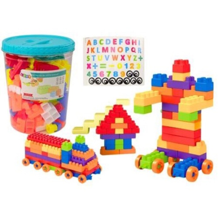 Конструктор Leantoys, 160 части, многоцветни, 30x23x19см