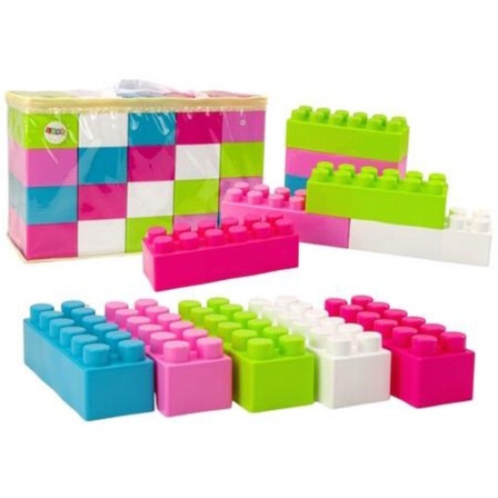 Конструктор Leantoys с 20 елемента, многоцветен, 28x9x9 см