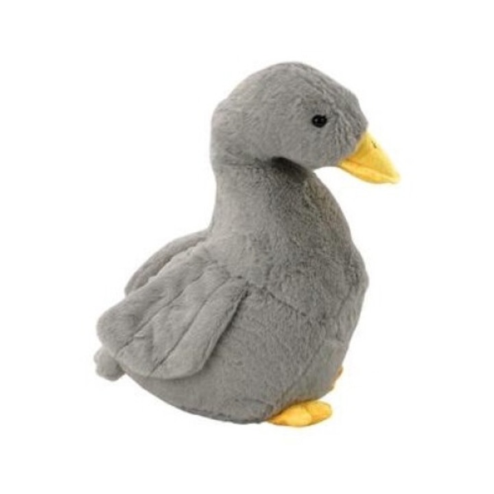 Плюшена играчка, leantoys, сиво пате, 40 см, 40x20x30 см