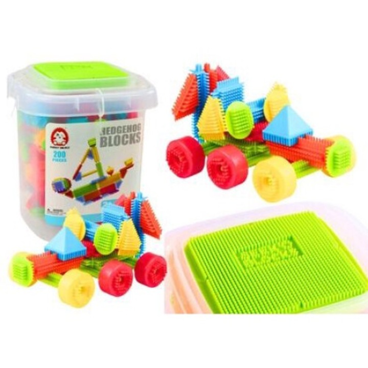 Конструктор Leantoys, 200 части, многоцветни, 32x23x23см