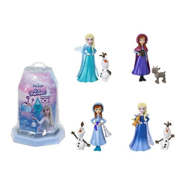 Papusa Mattel Disney Frozen Ice Reveal, surpriza sensoriala, multicolor