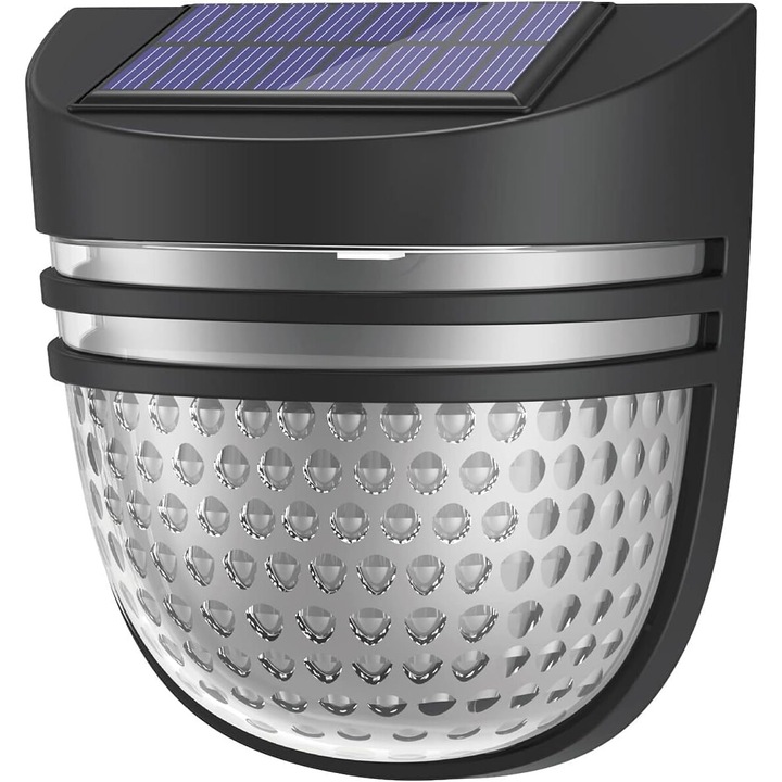 Lampa solara de gradina AMRINUGL, set de 6 LED-uri super luminoase, inox, impermeabila, pentru exterior