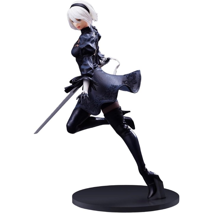 Figurina NieR:Automata FORM-ISM PVC YoRHa Android 2B (YoRHa No.2 Type B) No Goggles Ver 18 cm