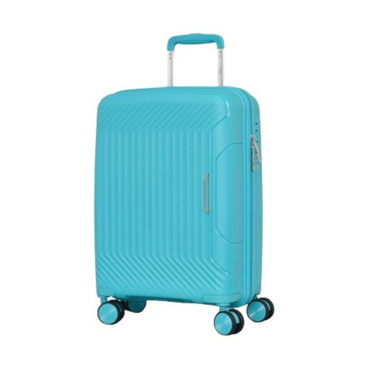 Куфар Perfect line PP 88001, 55/37/22 см, Синьо-зелен