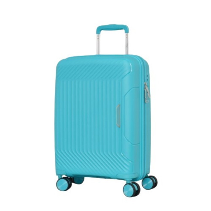 Bőrönd Perfect line PP 88001, 55/37/22 cm, kék-zöld