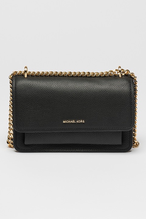 Michael Kors, Geanta crossbody din piele Claire, Negru