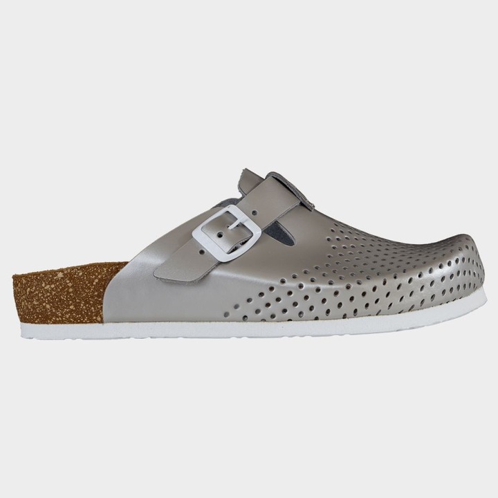 Saboti de dama Leon Lady, Piele naturala, Bej, 39 EU